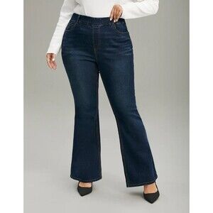 Bloomchic Stretchy Elastic Waist Jeans Sz 14